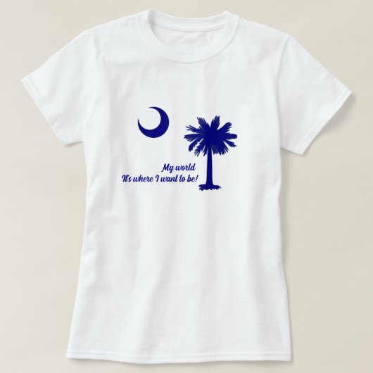 South Carolina - Mijn Wereld T-shirt (Design voorkant)