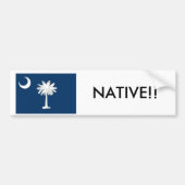 South Carolina Native Bumpersticker (Voorkant)