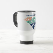 South Carolina Nickname Word Art Reisbeker (Voorkant links)