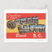 South Carolina - Ocean Drive Beach Briefkaart (Voorkant)