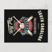 South Carolina Orangeburg Baseball Briefkaart (Voorkant)