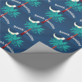 South Carolina Palmetto Cadeaupapier (Hoek)
