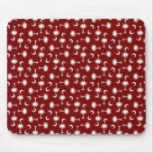 South Carolina Palmetto Moon Flag Garnet Muismat (Voorkant)