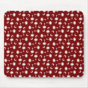 South Carolina Palmetto Moon Flag Garnet Muismat