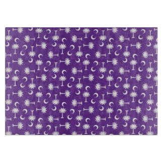 South Carolina Palmetto Moon Flag Paars Snijplank