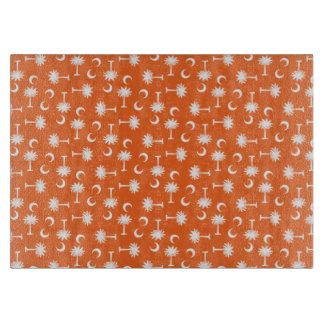 South Carolina Palmetto Moon Flag Sinaasappel Snijplank