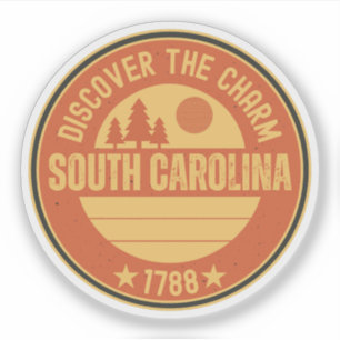 South Carolina - Palmetto State Cadeau  Sticker