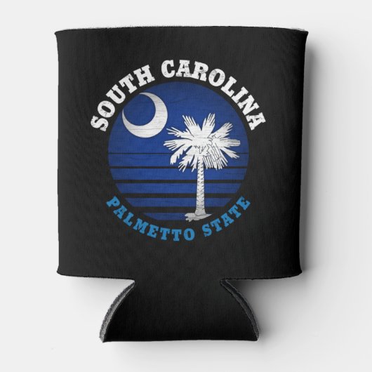 SOUTH CAROLINA PALMETTO STATE FLAG BLIKJESKOELER (Voorkant)