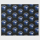 SOUTH CAROLINA PALMETTO STATE FLAG CADEAUPAPIER (Vlak)