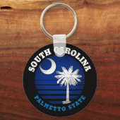 SOUTH CAROLINA PALMETTO STATE FLAG SLEUTELHANGER (Voorkant)