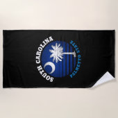 SOUTH CAROLINA PALMETTO STATE FLAG STRANDLAKEN (Voorkant)