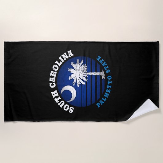 SOUTH CAROLINA PALMETTO STATE FLAG STRANDLAKEN (Voorkant)