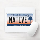 South Carolina Palmetto Sunrise License Bord Muismat (Met muis)