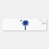 South Carolina Palmetto Tree Bumpersticker (Voorkant)