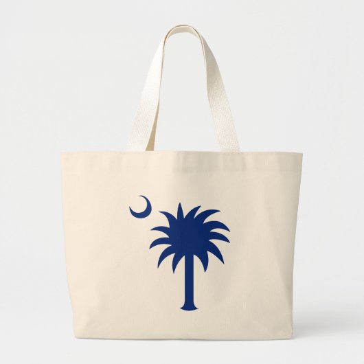 South Carolina Palmetto Tree Grote Tote Bag (Voorkant)