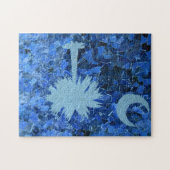 South Carolina Palmetto Tree Puzzle Legpuzzel (Horizontaal)