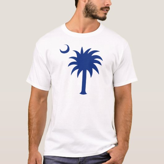 South Carolina Palmetto Tree T-shirt (Voorkant)