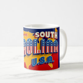 South Carolina Patriotic Greeting Mug Koffiemok