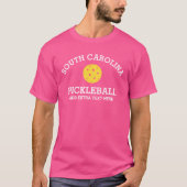 South Carolina Pickleball Club Partner Name Custom T-shirt (Voorkant)