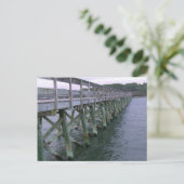 South Carolina Pier Briefkaart (Staand voorkant)