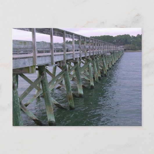 South Carolina Pier Briefkaart (Voorkant)