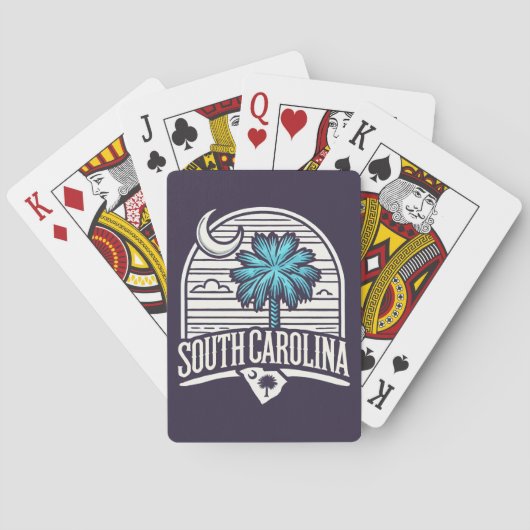 South Carolina Pokerkaarten (Achterkant)