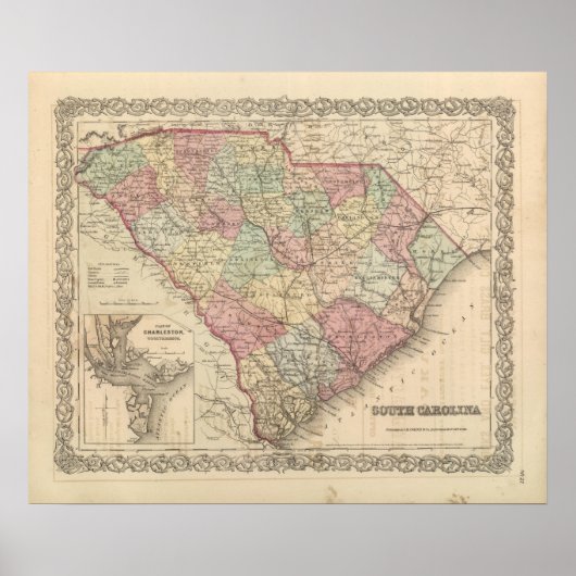 South Carolina Poster (Voorkant)