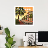  South Carolina Poster (Thuiskantoor)