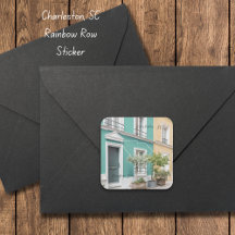 South Carolina Rainbow Row Gepersonaliseerde Stick