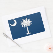 South Carolina Rechthoekige Sticker (Envelop)
