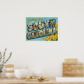 South Carolina Reisverleden Poster (Keuken)