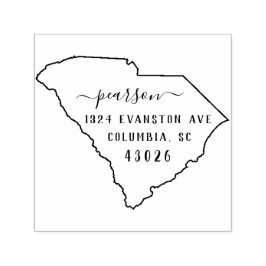 South Carolina retour adres stempel zelf-inkt