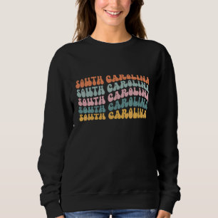 South Carolina Retro Groovy Amerika Amerikaanse st Trui