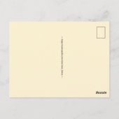 South Carolina Retro Orange Postcard Briefkaart (Achterkant)