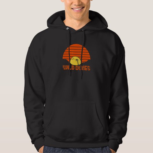 South Carolina Retro Sun Beach Vacation Souvenir W Hoodie (Voorkant)
