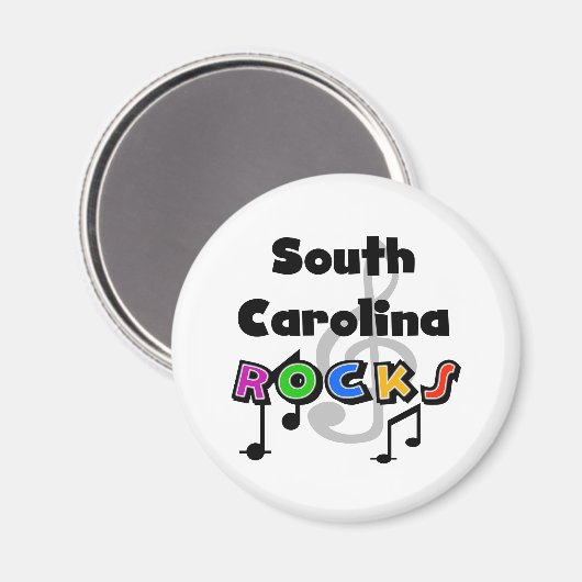 South Carolina Rocks Magneet (Voorkant / Achterkant)