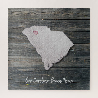 South Carolina Rustic State Puzzle Legpuzzel