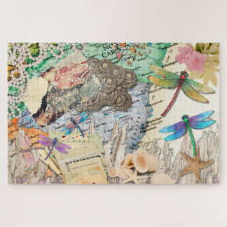 South Carolina Salt Marsh Digital Collage Legpuzzel