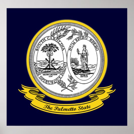 South Carolina Seal Poster (Voorkant)