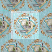 South Carolina Shells vuurtoren Stof (Delen)
