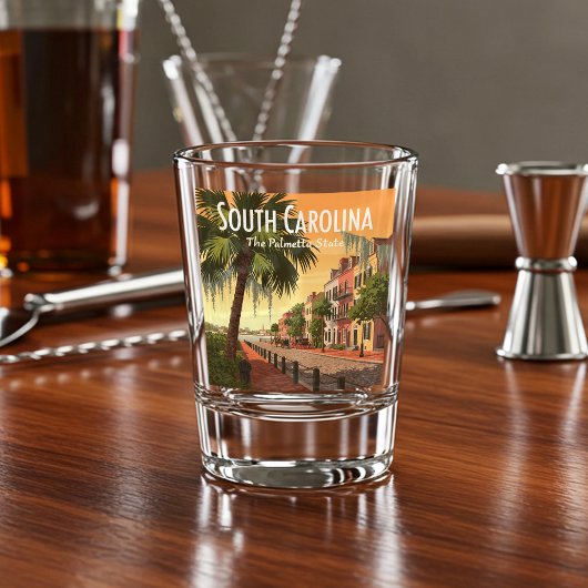 South Carolina Shot Glas