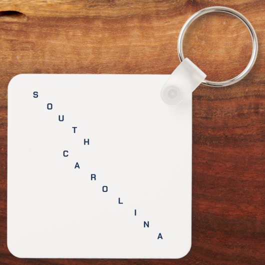 South Carolina Sleutelhanger (Achterkant)