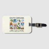 South Carolina - Southern Surven & Peach Skies Bagagelabel (Voorkant (horizontaal))