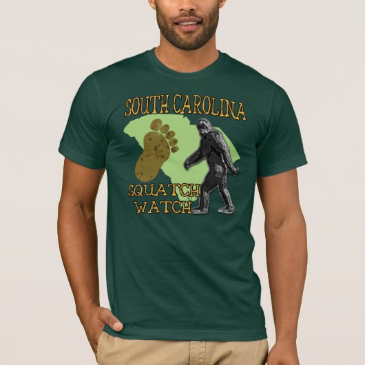 South Carolina Squatch Watch T-shirt (Voorkant)