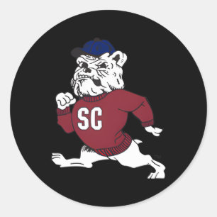 South Carolina State Bulldogs linkerborst Ronde Sticker