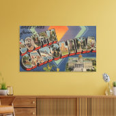 South Carolina (State Capital/Flower) Canvas Afdruk (Insitu (Woonkamer))