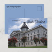 South Carolina State Capitol Briefkaart (Voorkant / Achterkant)