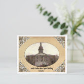 South Carolina State Capitol Building Old Briefkaa Briefkaart (Staand voorkant)