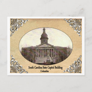 South Carolina State Capitol Building Old Briefkaa Briefkaart