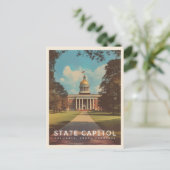 South Carolina State Capitol Columbia Briefkaart (Staand voorkant)